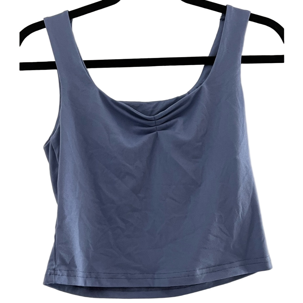 SHEIN Blue Fitted Tank Top